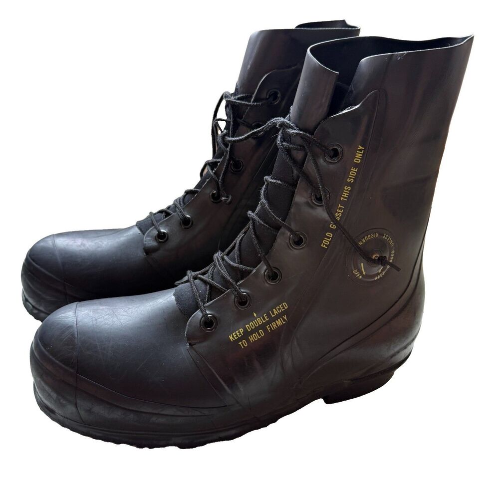 Bata Extreme Cold Weather Mickey Mouse Bunny Combat Boots Size 14 Military 1984